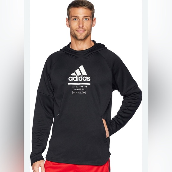 adidas Other - Adidas Black Hoodie Adidas  Men's Game and Go Pullover Hoodie size M